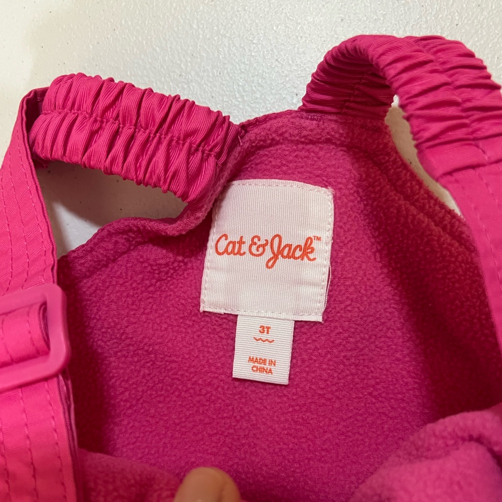 3T Cat & Jack Snow Bibs - 3T Toddler Girl Snow Bibs - 3T Toddler Girl Clothes - Picture 3 of 3